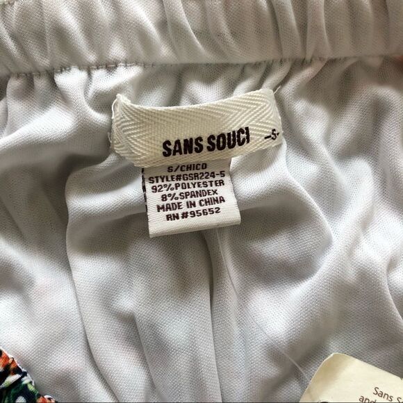 Ditsy Floral Printed Strapless Jumpsuit Joggers - Picture 8 of 9